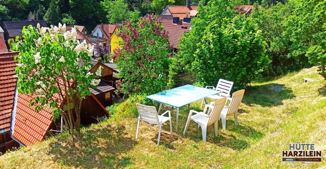 Arode Huette Harzilein - Romantic Tiny House On The Edge Of The Forest Zorge Extérieur photo