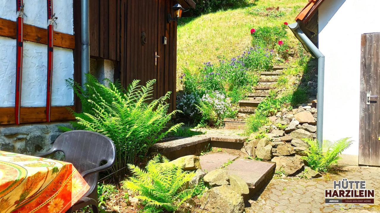 Arode Huette Harzilein - Romantic Tiny House On The Edge Of The Forest Zorge Extérieur photo