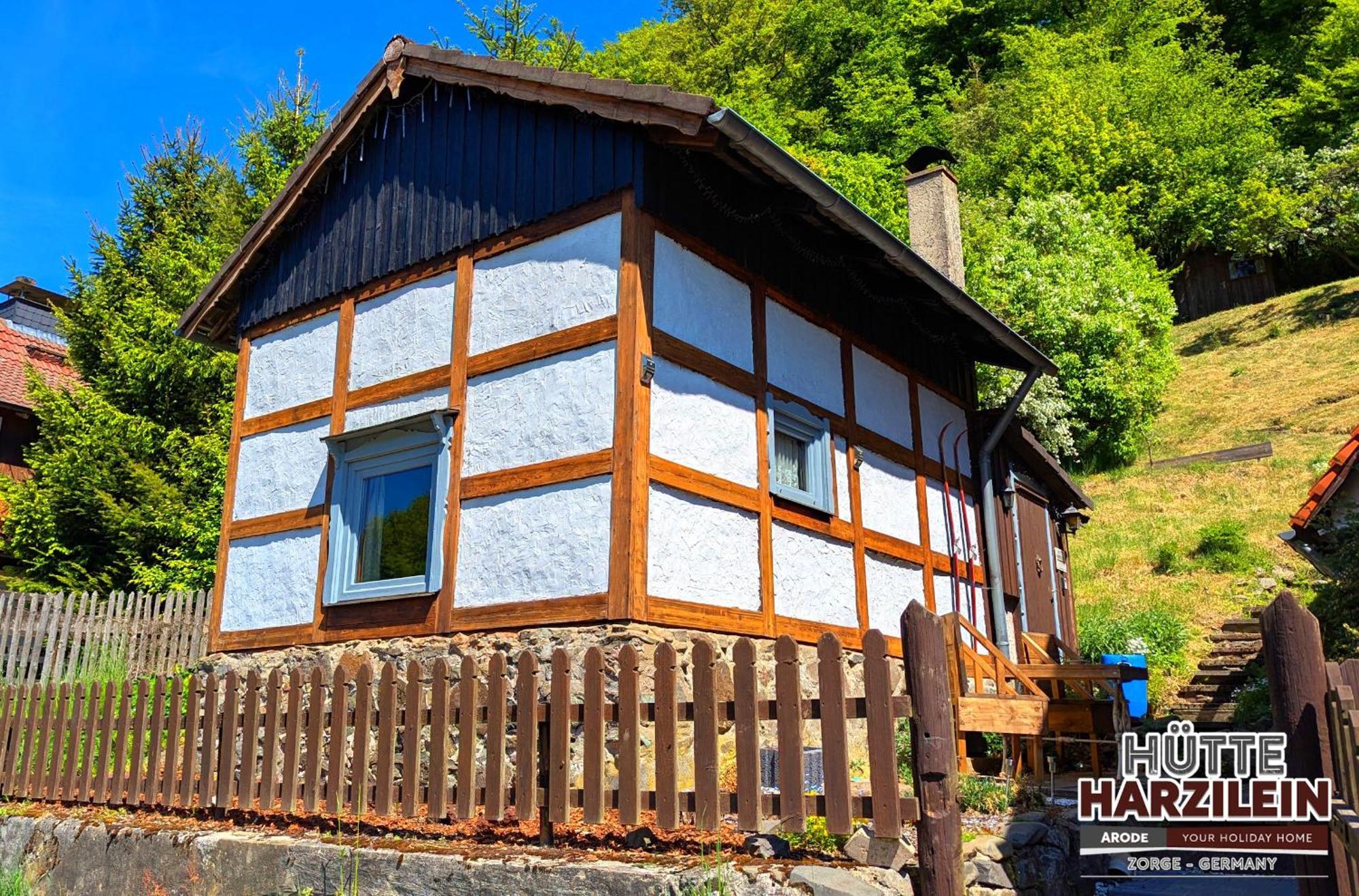 Arode Huette Harzilein - Romantic Tiny House On The Edge Of The Forest Zorge Extérieur photo